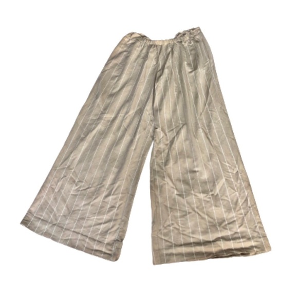 BEIGE Eci Wide Balloon Leg Pin. Elastic Waist M - Picture 1 of 6